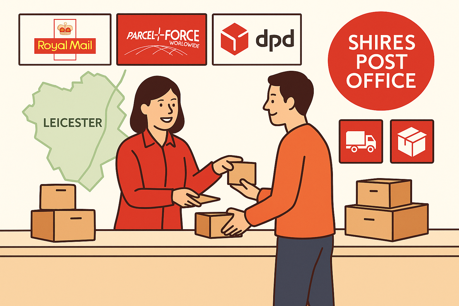 Parcel Shipping in Leicester